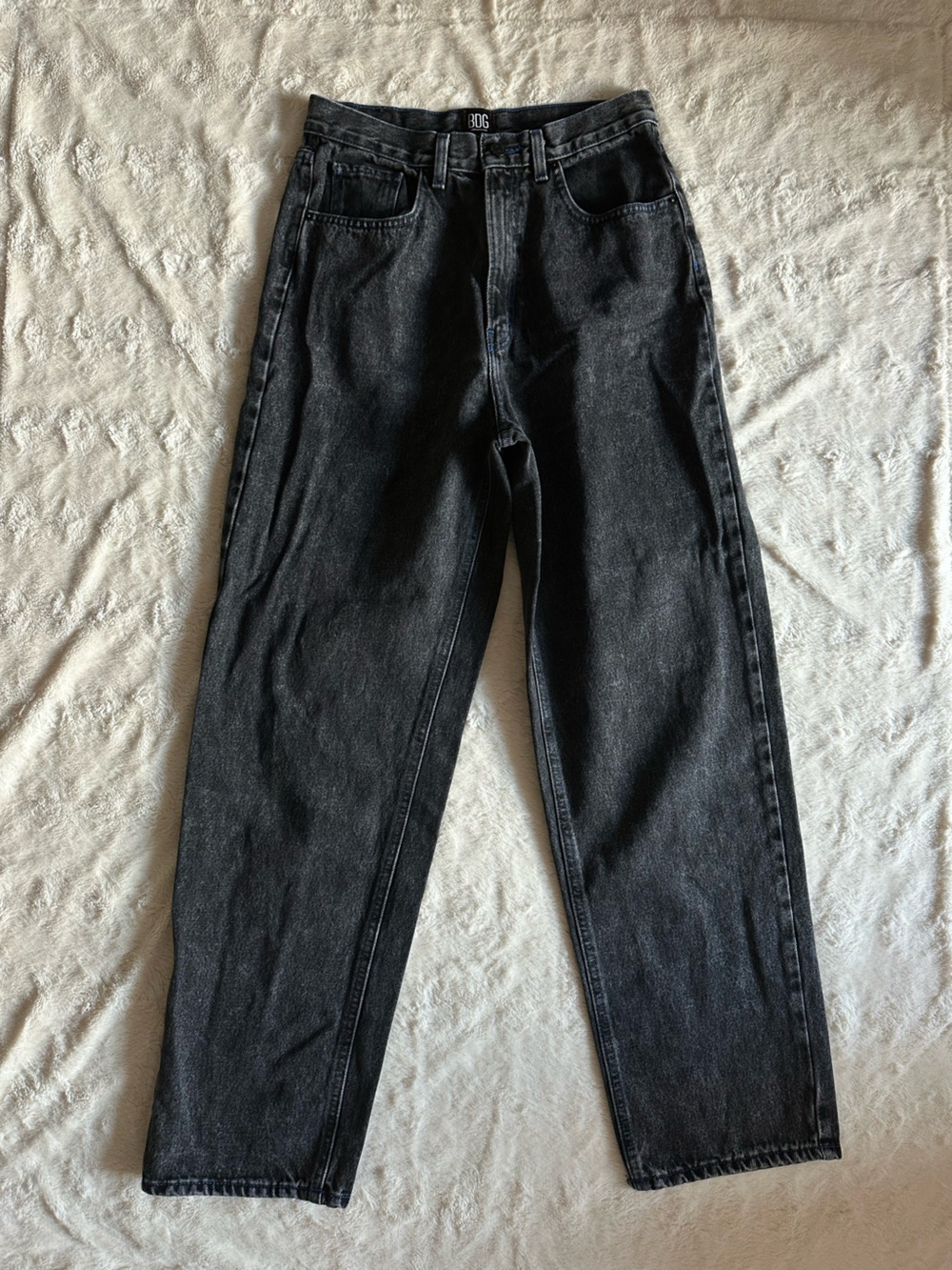 BDG Black High-Rise Baggy Jeans